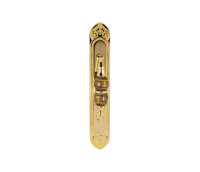 Door pull handles on plate Mihrab Precious