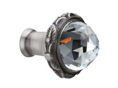 Pomo muebleria diámetro 27mm con cristal Swarovski