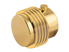 Knob kit for shower system with Pacifica std brass ring