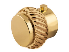 Thermostatic knob kit with Pacifica helical brass ring