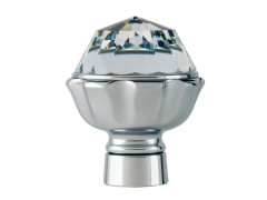 Knob for shower system with Swarovski crystal