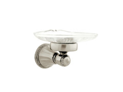 Soap dish holder with crystal