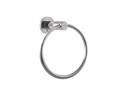 Towel ring 160mm with decorated brass ring