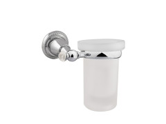 Wall toothbrush holder with quartz stone