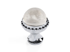 Cabinet knob diameter 26mm with quartz stone