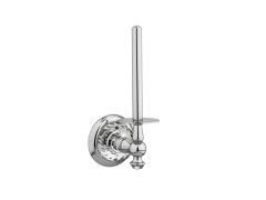 Spare toilet paper holder with exclusive Swarovski crystal