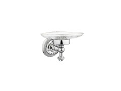 Soap dish holder with Swarovski crystal
