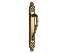 Clasica door pull handle on plate