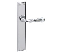 Door handle on plate Urbe