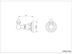 Porta asciugamani a gancio