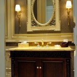 Luxury bathroom fittings 24k gold plated with crystal made in Spain by Bronces Mestre
