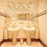 Luxury classical bathroom fittings 24k gold plated with Swarovski crystal made by Bronces Mestre