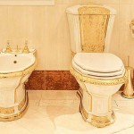 Luxury classical bathroom fittings 24k gold plated with Swarovski crystal made by Bronces Mestre