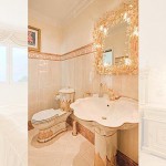 Luxury classical bathroom fittings 24k gold plated with Swarovski crystal made by Bronces Mestre