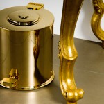 Luxury bathroom fittings 24k gold plated made by Bronces Mestre