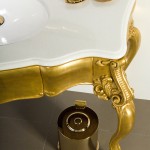 Luxury bathroom fittings 24k gold plated made by Bronces Mestre