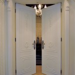 Decorative classical door hardware with Swarovski crystal made by Bronces Mestre