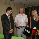Event with KADA at Agromat Showroom, Mr. Gaetano D'Amico and Ms. Olga Olenska